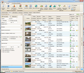 EstateAssistant - a software system for management of real estate agencies